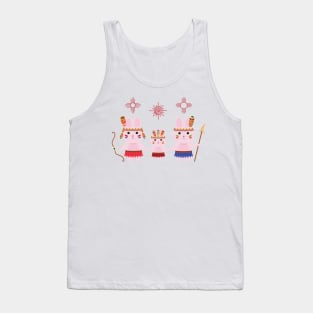 Tribal bunny family Tank Top